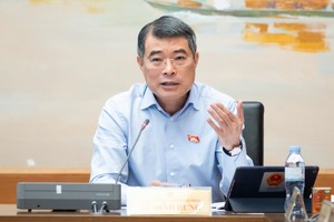 Thủ tướng Lê Minh Hưng phát biểu tại tổ - Ảnh: PT. 