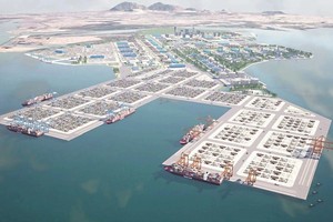 Phối cảnh cảng Cái Mép Hạ.