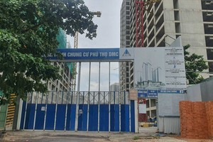 Công ty Đức Mạnh chưa tiếp nhận bất kỳ hồ sơ đăng ký, đồng thời không thực hiện việc nhận đặt cọc tại dự án. Ảnh: Lê Toàn.