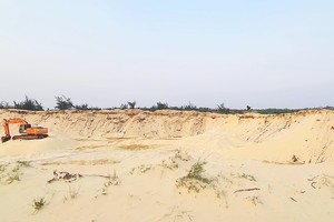 Quảng Trị là địa phương có nguồn trữ lượng cát trắng hết sức dồi dào, bậc nhất cả nước.