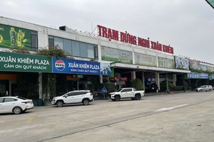 Trạm dừng nghỉ Xuân Khiêm trên cao tốc Cao Bồ - Mai Sơn.
