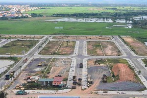 Phân khúc đất nền vẫn đóng vai trò chủ đạo trên thị trường bất động sản Quảng Trị. Ảnh: Ngọc Tân