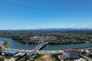 Dự án Cầu sông Hiếu là một trong những công trình hạ tầng trọng điểm của tỉnh Quảng Trị 