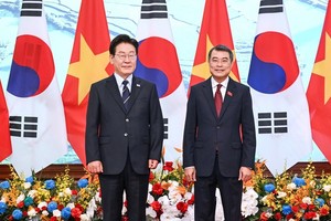 Thủ tướng Chính phủ Lê Minh Hưng hội kiến Tổng thống Hàn Quốc Lee Jae Myung 