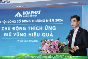 Ông Nguyễn Việt Thắng, Tổng giám đốc Tập đoàn Hòa Phát kiêm Chủ tịch Nông nghiệp Hòa Phát chia sẻ về kế hoạch kinh doanh của Công ty