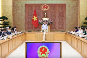 Thủ tướng Chính phủ Lê Minh Hưng chủ trì cuộc họp với Bộ Văn hóa, Thể thao và Du lịch - Ảnh: VGP.