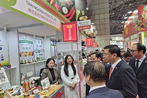 Gian hàng của các doanh nghiệp Việt Nam tại Triển lãm Quốc tế Thực phẩm và Đồ uống - Foodex Japan 2026.