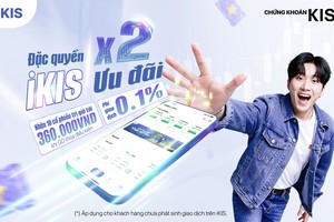 KIS ưu đãi phí 0,1%, tặng cổ phiếu cho nhà đầu tư quay lại