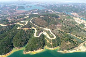 Hồ Đại Ninh, tỉnh Lâm Đồng. 
