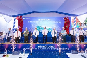 Dự án mở rộng Nhà ga hành khách quốc tế Đà Nẵng chính thức khởi công xây dựng.