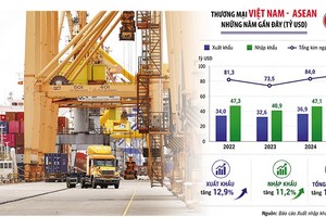Việt Nam - ASEAN có dư địa lớn thúc đẩy tăng trưởng thương mại song phương. Ảnh: Đức Thanh 