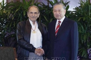 Tổng Bí thư, Chủ tịch nước Tô Lâm gặp Tổng thống Timor-Leste Jose Ramos-Horta. Ảnh: Thống Nhất/TTXVN
