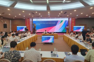 Chủ tịch VCCI Hồ Sỹ Hùng phát biểu khai mạc Hội thảo Công bố Báo cáo Dòng chảy pháp luật kinh doanh 2025 sáng 2/6/2026