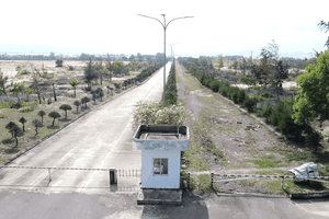 Khu công nghiệp Nhơn Hội - Khu B nằm trong Khu kinh tế Nhơn Hội. Ảnh: T.X. 
