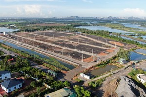 Quảng Ninh hỗ trợ các cơ sở sản xuất thực hiện di dời, đầu tư vào cụm công nghiệp. Trong ảnh: Cụm công nghiệp Đông Mai tại phường Đông Mai, tỉnh Quảng Ninh.