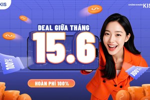 Ngày 15/6, Chứng khoán KIS hoàn 100% phí giao dịch trên iKIS