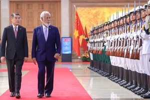 Thủ tướng Lê Minh Hưng chủ trì lễ đón chính thức Thủ tướng Timor-Leste 