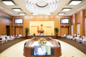 Phiên họp chiều 10/6 của Ủy ban Thường vụ Quốc hội.