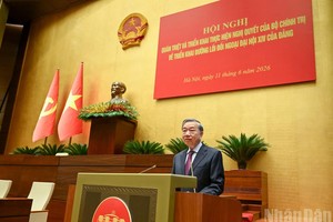Tổng Bí thư, Chủ tịch nước Tô Lâm phát biểu chỉ đạo tại hội nghị. (Ảnh: DUY LINH).