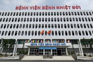 Bệnh viện Bệnh Nhiệt đới sẽ được đầu tư thêm khối nhà dành cho khoa khám bệnh. 