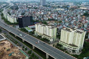 Khu nhà ở giãn dân phố cổ tại phường Việt Hưng.