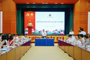 Toàn cảnh buổi họp báo. Ảnh: Đức Minh.