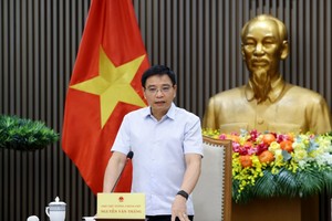 Phó Thủ tướng Nguyễn Văn Thắng chủ trì cuộc họp - Ảnh: VGP