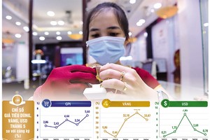 Theo các chuyên gia kinh tế, người nắm giữ vàng với mục đích đầu cơ thì tùy vào sức ép tài chính có thể giảm tỷ trọng vàng, dịch chuyển sang kênh đầu tư khác. Ảnh: Dũng Minh. Đồ họa: Đan Nguyễn 