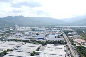 Các dự án có công nghệ lạc hậu, phát thải cao sẽ bị từ chối đầu tư ở Khánh Hòa. Trong ảnh là KCN Suối Dầu, tỉnh Khánh Hòa. 