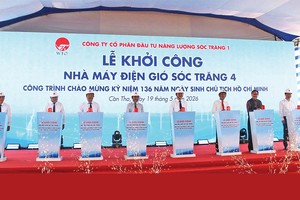 Lễ khởi công Dự án Nhà máy Điện gió Sóc Trăng 4 
