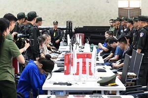 Một hang ổ lừa đảo trực tuyến chưa kịp vận hành bị Công an tỉnh Phú Thọ triệt phá vào tháng 6/2026 (Ảnh: Công an tỉnh Phú Thọ)