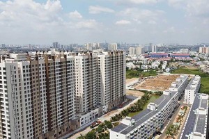Dự án chung cư nhà ở xã hội của Công Ty TNHH TM XD Lê Thành (Ảnh: PV)