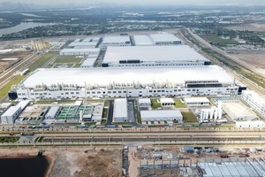 Tỉnh Quảng Ninh đang nâng cao năng lực cung cấp điện cho khu vực Khu kinh tế ven biển Quảng Yên. Ảnh Yến Linh