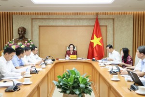 Phó Thủ tướng Phạm Thị Thanh Trà chủ trì cuộc họp - Ảnh: VGP.