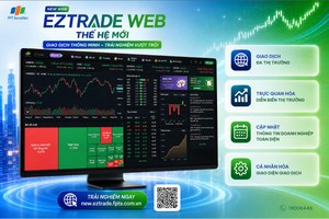 EzTrade Web thế hệ mới được FPTS phát triển theo hướng tối ưu thao tác giao dịch, nâng cao khả năng theo dõi thị trường và mở rộng tính năng cá nhân hóa.