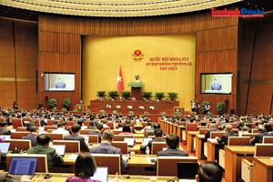 Phiên khai mạc Kỳ họp không thường lệ thứ nhất. Ảnh: Đức Thanh