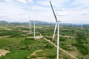 Dự án Nhà máy Điện gió Yang Trung, một trong hai dự án điện gió đã hoàn thành vào năm 2021, nhưng chưa được vận hành thương mại do gặp vướng mắc tại tỉnh Gia Lai.
