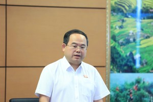 Bí thư Tỉnh ủy Quảng Ninh Quản Minh Cường - Ảnh Đức Thanh. 