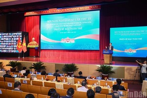Toàn cảnh phiên bế mạc toàn thể. Ảnh: BND.