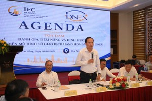 Ông Đặng Đình Đức, Phó Chủ tịch Thường trực VIFC Đà Nẵng phát biểu tại sự kiện.