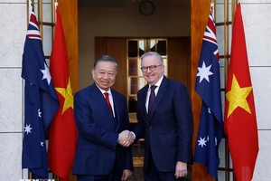 [Ảnh] Tổng Bí thư, Chủ tịch nước Tô Lâm hội đàm chính thức với Thủ tướng Australia 