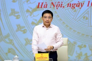 Phó Thủ tướng Nguyễn Văn Thắng phát biểu kết luận cuộc làm việc - Ảnh: chinhphu.vn