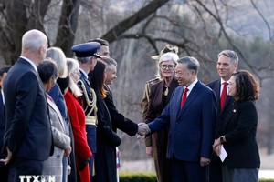 Lễ đón Tổng Bí thư, Chủ tịch nước Tô Lâm thăm cấp Nhà nước Australia 