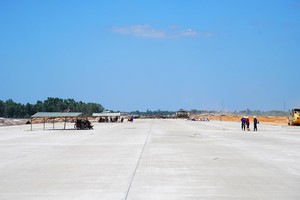 Dự án Cảng hàng không Quảng Trị. Ảnh: Trường Nhật 