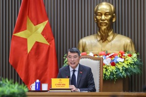 Thủ tướng Chính phủ Lê Minh Hưng điện đàm cấp cao với Thủ tướng Vương quốc Hà Lan Rob Jetten - Ảnh: chinhphu.vn