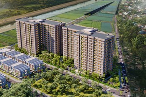 Phối cảnh Dự án Nhà ở xã hội trung tâm thành phố Đồng Hới, tỉnh Quảng Trị.