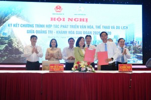 Quảng Trị - Khánh Hòa ký kết hợp tác toàn diện văn hoá thể thao du lịch 