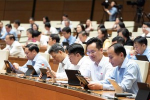 Một phiên họp toàn thể của Quốc hội - Ảnh: QH.