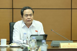 Chủ tịch Quốc hội Trần Thanh Mẫn phát biểu tại tổ - Ảnh: Quang Phúc. 