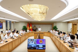 Phó Thủ tướng Nguyễn Văn Thắng chủ trì cuộc họp của Hội đồng điều hành Trung tâm Tài chính Quốc tế - Ảnh: chinhphu.vn